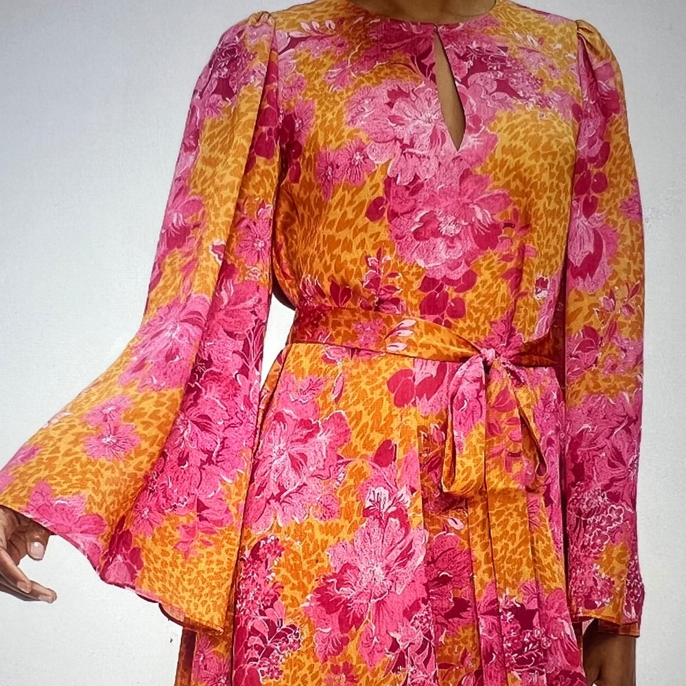 Ted Baker Metropolis Floral Print Mini Dress